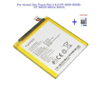1x 2580mAh / 9.80 Wh TLp025DC Baterie Pentru Alcatel One Touch Pixi 4 6.0 OT-8050 8050D OT 9001D 9001A 9001X + Instrumente de Reparare kit