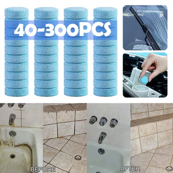 40-300Pcs Masina Ștergătoarelor de Parbriz Rapid Curatare Parbriz Curat de Sticlă Toaletă Fereastra de Curățare Solid Curat Accesorii Auto