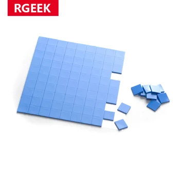RGEEK 10000 Buc Albastru 10mm*10mm GPU CPU Radiator de Răcire Conductivitate 6.0 W Pad Silicon Procesor Accesorii Pad Termic