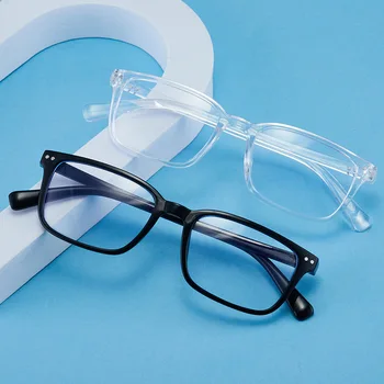 Unisex Transparent Cadru Pătrat de Lumină Albastră de Blocare Miopie Calculatorul Ochelari Ochelari Ochelari de Accesorii pentru Femei Barbati