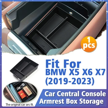 Masina Consola centrala Cotiera Cutie Depozitare Pentru BMW X5 G05 X6 G06 X7 G07 2019 2020 2021 2022 2023 Tava Suport Accesorii de Interior