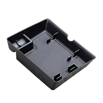 Masina Consola centrala de Stocare de Masă Tava Instrument Organizator ABS Negru Materiale Anti-Alunecare de Cauciuc Pad pentru Ford F150 (2015-2019)