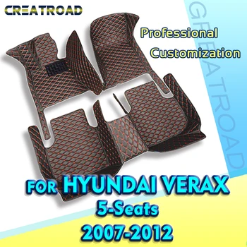 Auto covorase pentru Hyundai Verax（CINCI SCAUN）2007 2008 2009 2010 2011 2012 auto Personalizate picior Tampoane de automobile