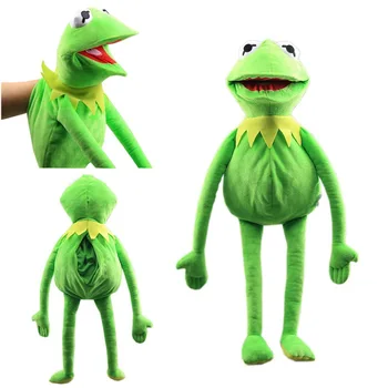 Kermit The Frog Funny Papusa De Plus Păpușă De Mână Ghiozdan Broasca Animal De Pluș Jucărie Mare Papusa De Ventriloc Performanță Elemente De Recuzită Pentru Copii