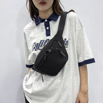 Geanta Crossbody de Moda coreeană Mare Capacitate Sac de Moda Personalizate Nailon Telefonul Mobil Geanta Femei Piept Geanta Sac de Talie