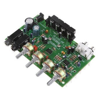 DX0809 Două-Canal Amplificator de Putere de Bord 60W Hi-Fi Stereo Amplificator Audio de Putere Volum de Control Ton de Bord Kit