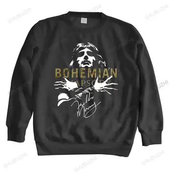 Omul echipajul gât hanorac brand toamna iarna hanorac Bohemian Rhapsody Semnătura bumbac tricou pentru baieti brand hanorac picătură de transport maritim