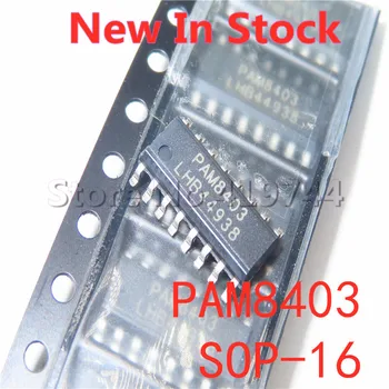 5PCS/LOT PAM8403 PAM8403DR POS-16 SMD Fara filtru Clasa D Amplificator Audio Stereo IC În Stoc NOU original IC