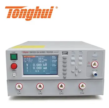 TONGHUI TH9320-S4 inteligent efectuați teste de potențial înalt Tester cu 4 canale interfața de scanare AC DC efectuați teste de potențial înalt Tester
