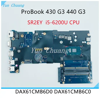 855656-001 855656-601 DAX61CMB6D0 DAX61CMB6C0 Pentru HP ProBook 430 G3 440 G3 Placa de baza Laptop Cu i3 i5 i7 CPU DDR4