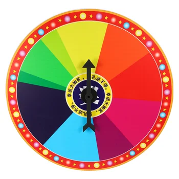 Roata Premiu Petrecere De Carnaval Lotterywall Joc Jocuri Toy Clasă Tombola Agățat Avere Copii De Masă Curcubeu Noroc Rotativ