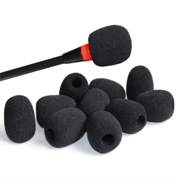10buc Microfon Parbriz Burete Acoperă Rever Cască Grill Parbriz, Spuma Mic Tampon de Cover Capac de Protecție pentru gât-de-lebădă Întâlnire