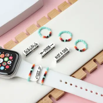 Uita-Te La Trupa Ornament Wristbelt Farmece De Înlocuire Inel Decorativ Pentru Apple Watch Curea Samsung Huawei Amazfit Trupa