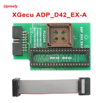 100% Original XGECU ADP_D42_EX-UN Adaptor cu Negru Soclu ZIF pentru PLCC44 DIP42 27Cxxx 27Vxxx EEPROM pentru T48(TL866-3G)
