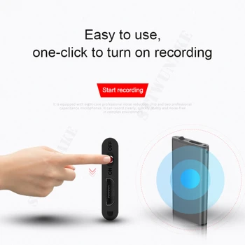 SRUTON Noi T1 Mp3 Player Recorder de Voce Mini Înregistrare Activată Dictafon Micro Sunet Audio Digital Flash Drive Secret Record