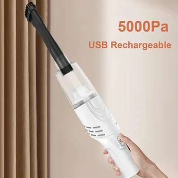 5000Pa Mașină Aspirator fără Fir Wireless Portabil Aspirator USB Reîncărcabilă Puternic de Aspirare cu Perie de Curățare pentru Casa