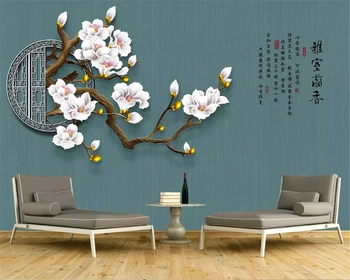 beibehang Personalizate de moda matasoasa tapet modern clasic de papadie proaspete de flori de fundal nor papel de parede 3d papier peint