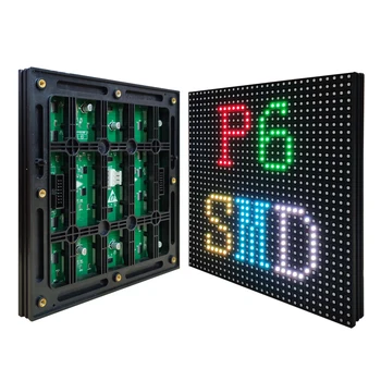 P6mm SMD3535 în aer liber 32x32 pixeli SMD Etapă module LED; Ecran unitate panou;module dimensiuni:192mm*192mm;;Modul de Scanare:Scanare 1/8