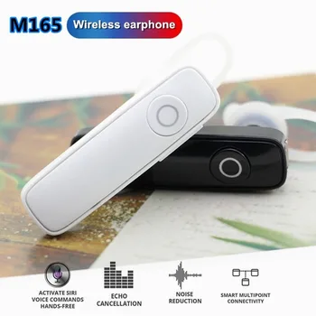 Mini M165 Bluetooth Căști Fără Fir, Căști Handsfree Apel De Afaceri Căști Setul Cu Cască Bluetooth Cu Microfon Pentru Telefoane Inteligente