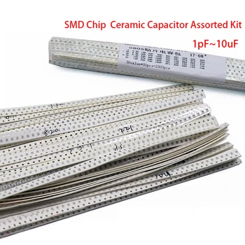0805 SMD Chip Condensator Ceramic Asortat Kit 1pF~10uF 50values*50pcs=2500pcs Probe Kit