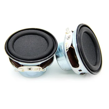 2 buc Difuzor Audio 4Ω 6W 40mm 1.5 Inch, Bass Multimedia Speaker Difuzor DIY Sunet Mini Boxe pentru Home Theater