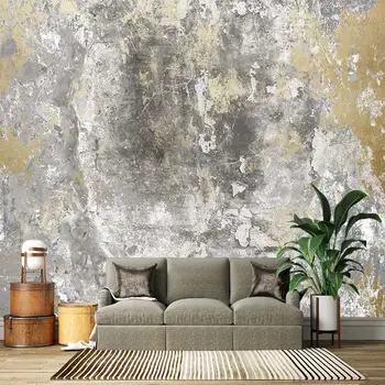 Textura diagrama retro de perete de ciment marmură 3D murală dormitor, camera de zi cu canapea, TV tapet de fundal