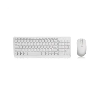 2.4 G mouse-ul Optic Wireless Mouse Tastatura Kit Mouse-ul fără Fir Receptor USB Combo pentru PC, Laptop Ultra Subtire Set de Birou