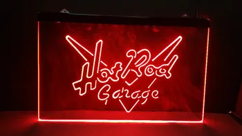 Hot Rod Garaj Auto Bara Bere pub club 3d semne LED Neon Semn de epocă, decor acasă meserii
