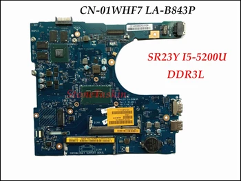 De înaltă calitate NC-01WHF7 FRV68 PENTRU Dell Inspiron 5458 5558 Laptop Placa de baza AAL10 LA-B843P SR23Y I5-5200U 920M 2GB 100% Testat