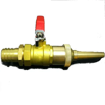 Brass ball valve comutator ,grădină pistol cu apă furtun conector,jet lance duza de pulverizare de înaltă presiune de spălare auto de udare DN25 1 inch