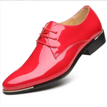 Clasic pentru Bărbați Pantofi Rochie de Moda Elegant de Nunta Formale Pantofi Barbati Aluneca pe Birou Oxford Pantofi confortabili pentru Barbati Blue