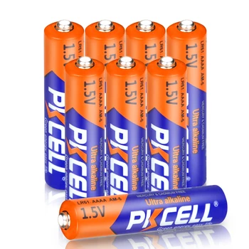 8PC PKCELL AAAA LR61 Baterie AM6 E96 LR8D425 MN2500 MX2500 1.5 V Alakaline Baterie Pentru Suprafata Pen GPS tracker localizare copil