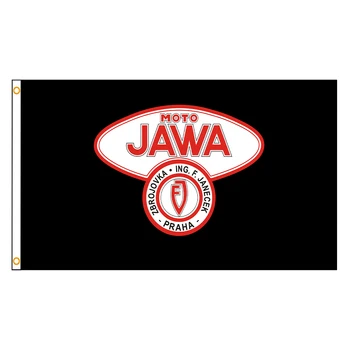 90 x150cm Motocicleta JAWA Pavilion Poliester Imprimate Banner Pentru Decor