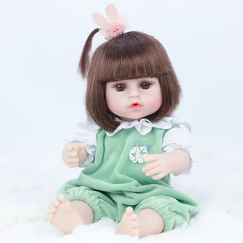40cm Vânzare Fierbinte Renăscut Bebe Papusa Jucărie Corpul de Pânză Umplute Realist Baby Doll cu Girafa Copil Ziua de nastere Cadouri de Craciun