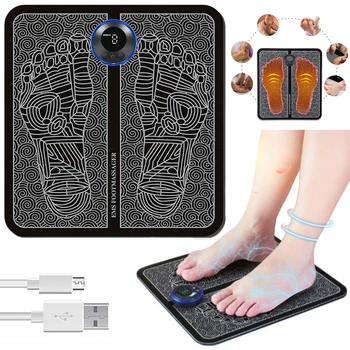 Electric de Masaj pentru Picioare Leg Musculare Terapie de Îngrijire a Sănătății Relaxare USB Reîncărcabilă Reflexoterapie Foot Acupoint Masaj Pad