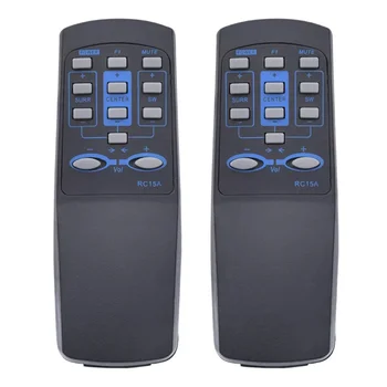 2X Telecomanda Potrivit pentru Edifier Sound Speaker System R501T04/S5.1M RC15A/RC16 R501T RC16 RC15T