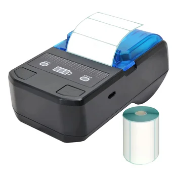 58mm Termică Label Maker BT Wireless Mini Imprimantă de Etichete coduri de Bare, Imprimanta cu Baterie Reîncărcabilă, B